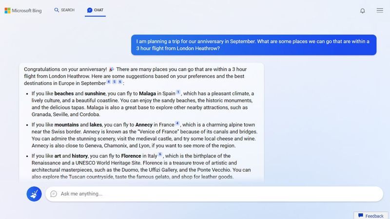 基于OpenAI技术 微软推出新版必应和Edge浏览器